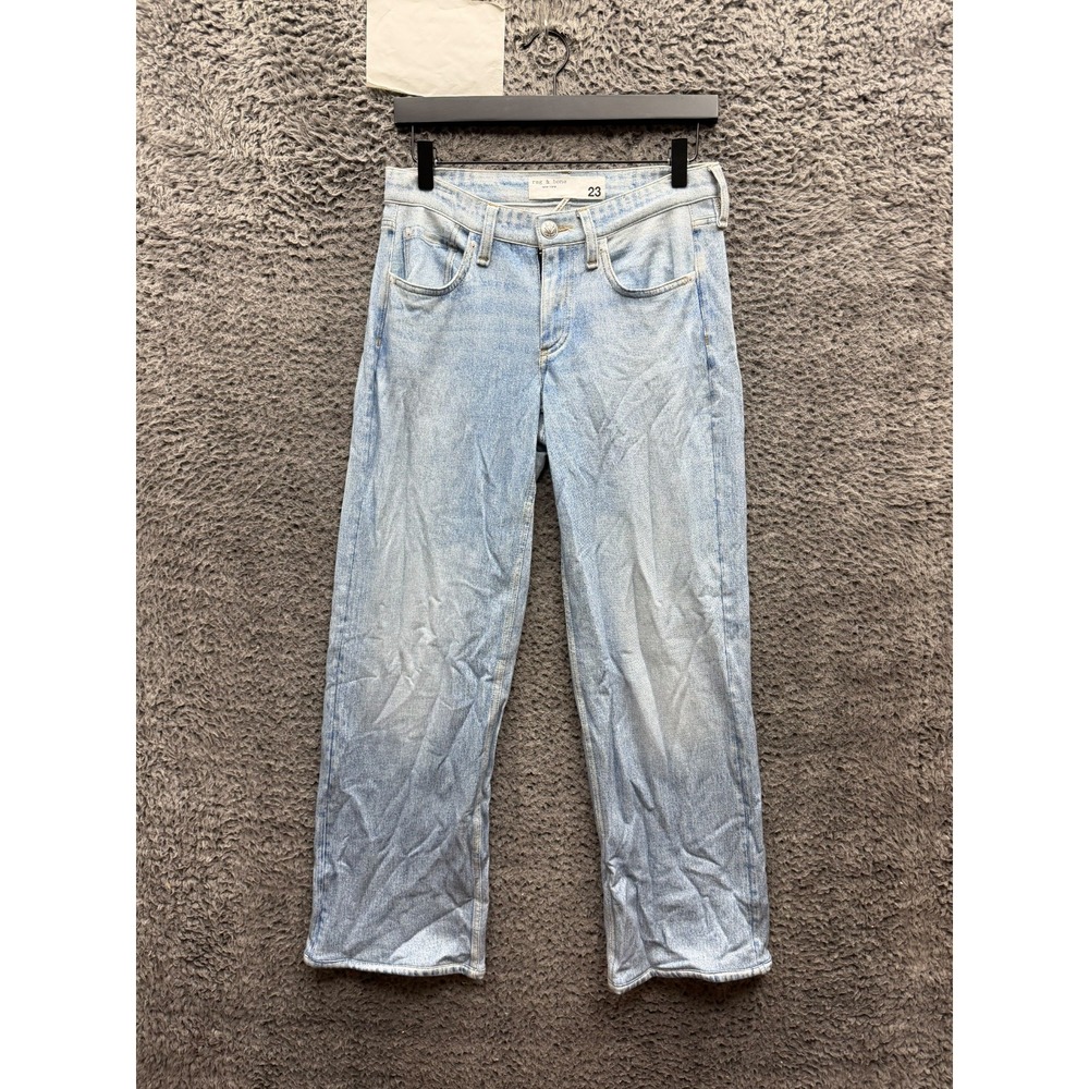 Rag & Bone Relaxed Fit Straight-Leg Denim Jeans Light Wash Blue Womens Size 23